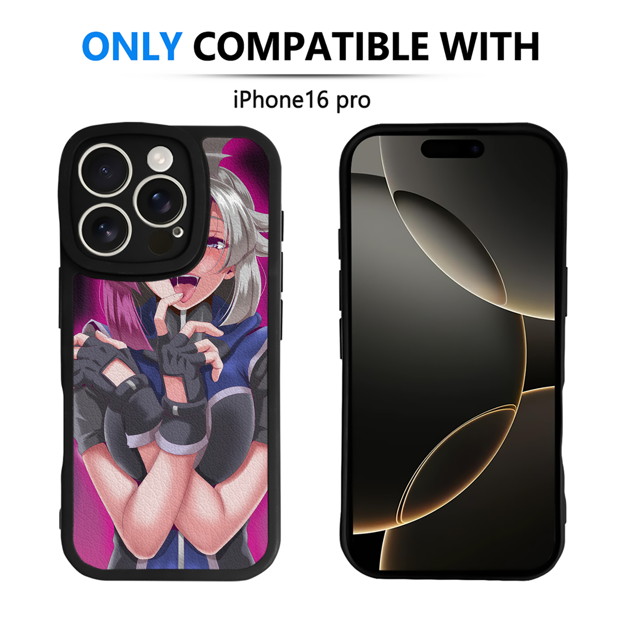 （画像用） 遊☆戯☆王 Yu-Gi-Oh! 【iPhone 16シリーズ対応】シリコンスマホケース（レザー調） 材質：シリコン